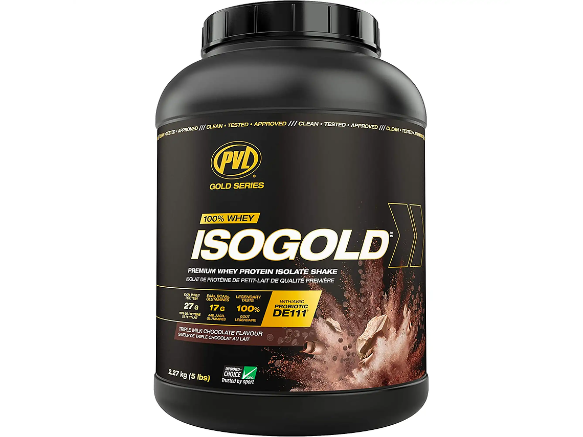 Isolate Gold Pvl Protein Isolate & Hydrolizada 5lbs + SHAKER 1