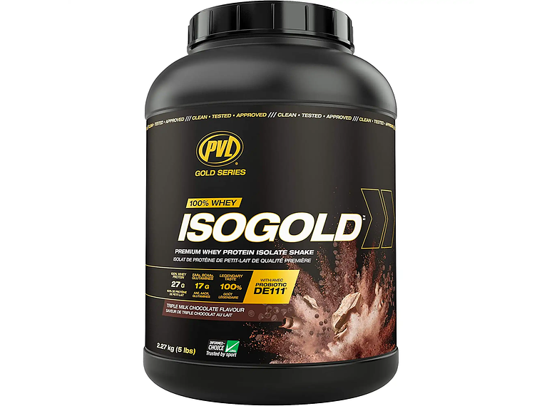 Isolate Gold Pvl Protein Isolate & Hydrolizada 5lbs + SHAKER 1