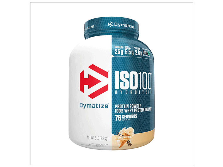 ISO100 PROTEINA HIDROLIZADA DYMATIZE 5 LBS + SHAKER 3