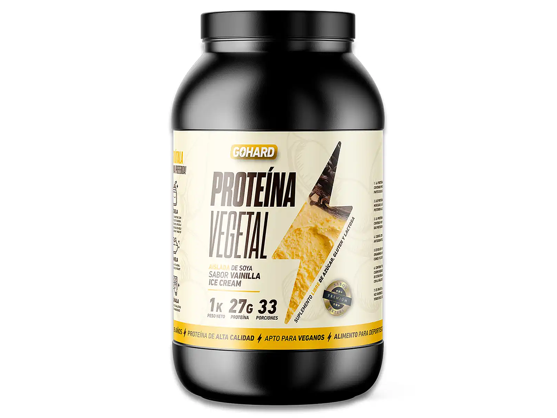 Proteína Vegana - Vegetal AISLADA DE SOYA - GOHARD 2
