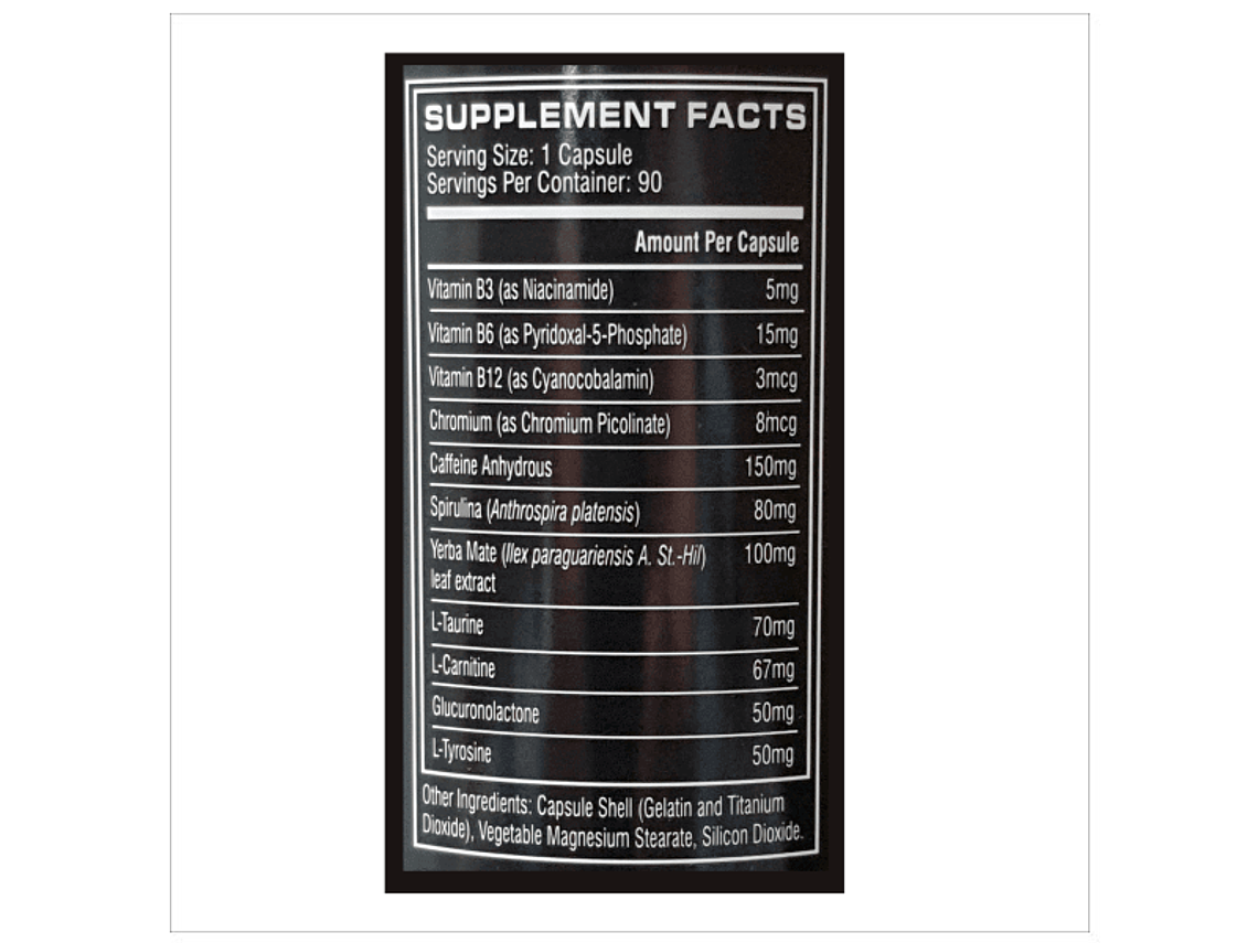 SUPER HD CELLUCOR - QUEMADOR DE GRASA - 90 CÁPSULAS 2