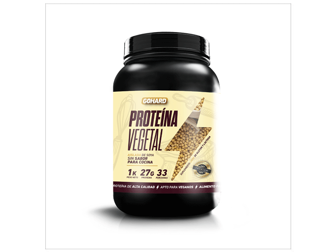 Proteína Vegana - Vegetal AISLADA DE SOYA - GOHARD 8