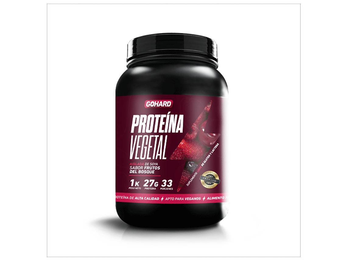 Proteína Vegana - Vegetal AISLADA DE SOYA - GOHARD 9