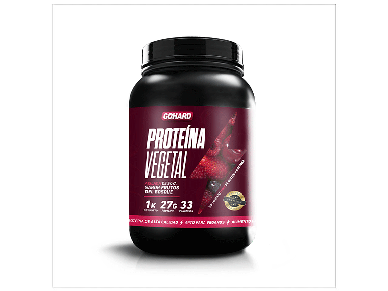 Proteína Vegana - Vegetal AISLADA DE SOYA - GOHARD 9