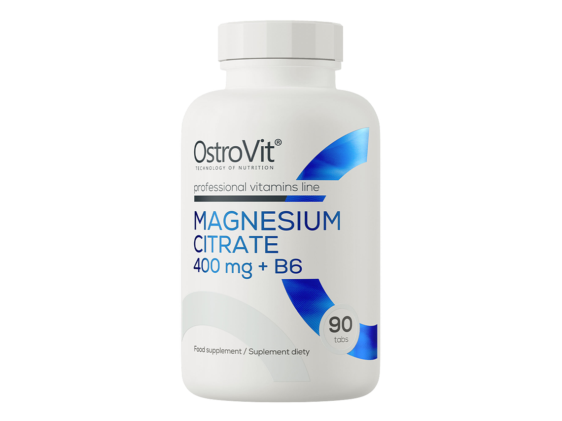 Citrato De Magnesio 400mg + Vitamina B6 - 90 Tab Ostrovit 1
