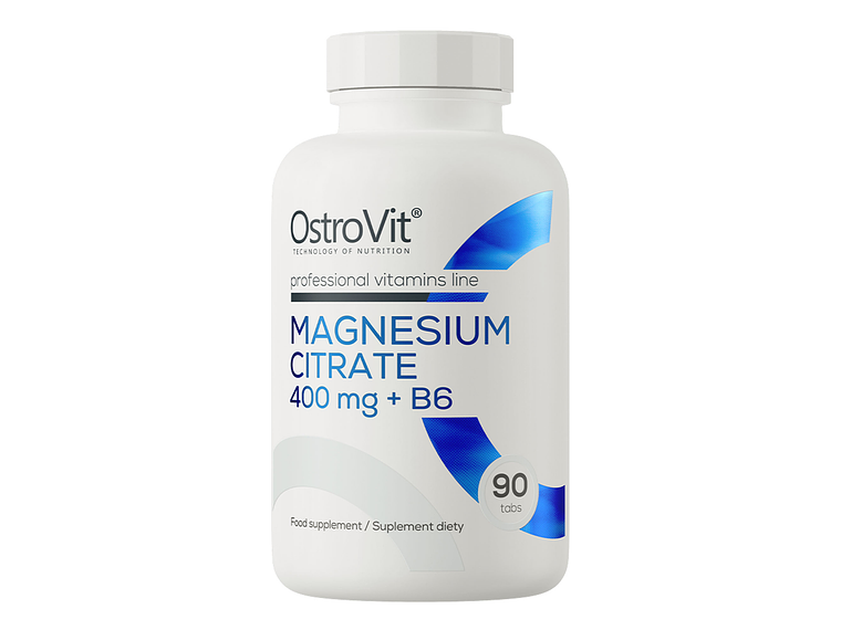 Citrato De Magnesio 400mg + Vitamina B6 - 90 Tab Ostrovit 1