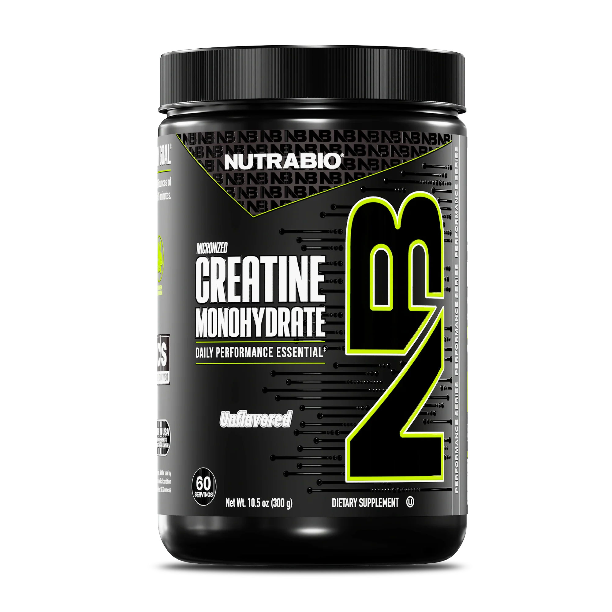 CREATINA MONOHIDRATADA NUTRABIO 300GRS 60SERVICIOS