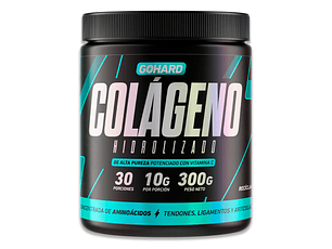 Colágeno Hidrolizado + Vitamina C - 300 grs - GoHard