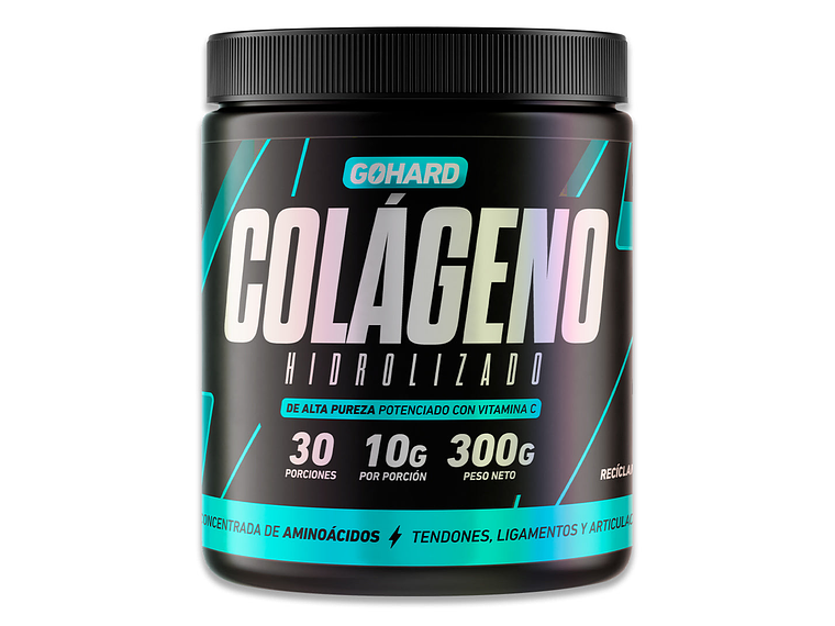 Colágeno Hidrolizado + Vitamina C - 300 grs - GoHard 1