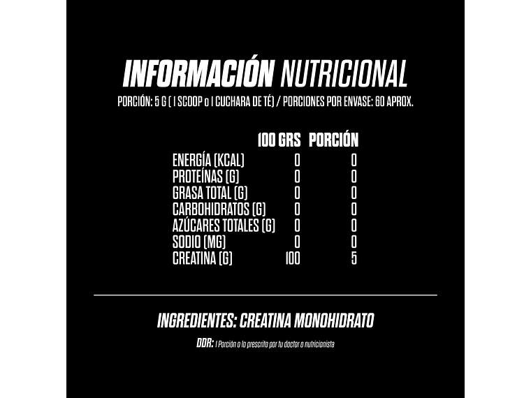 CREATINA GOHARD 300GRS 60 SERVICIOS 2