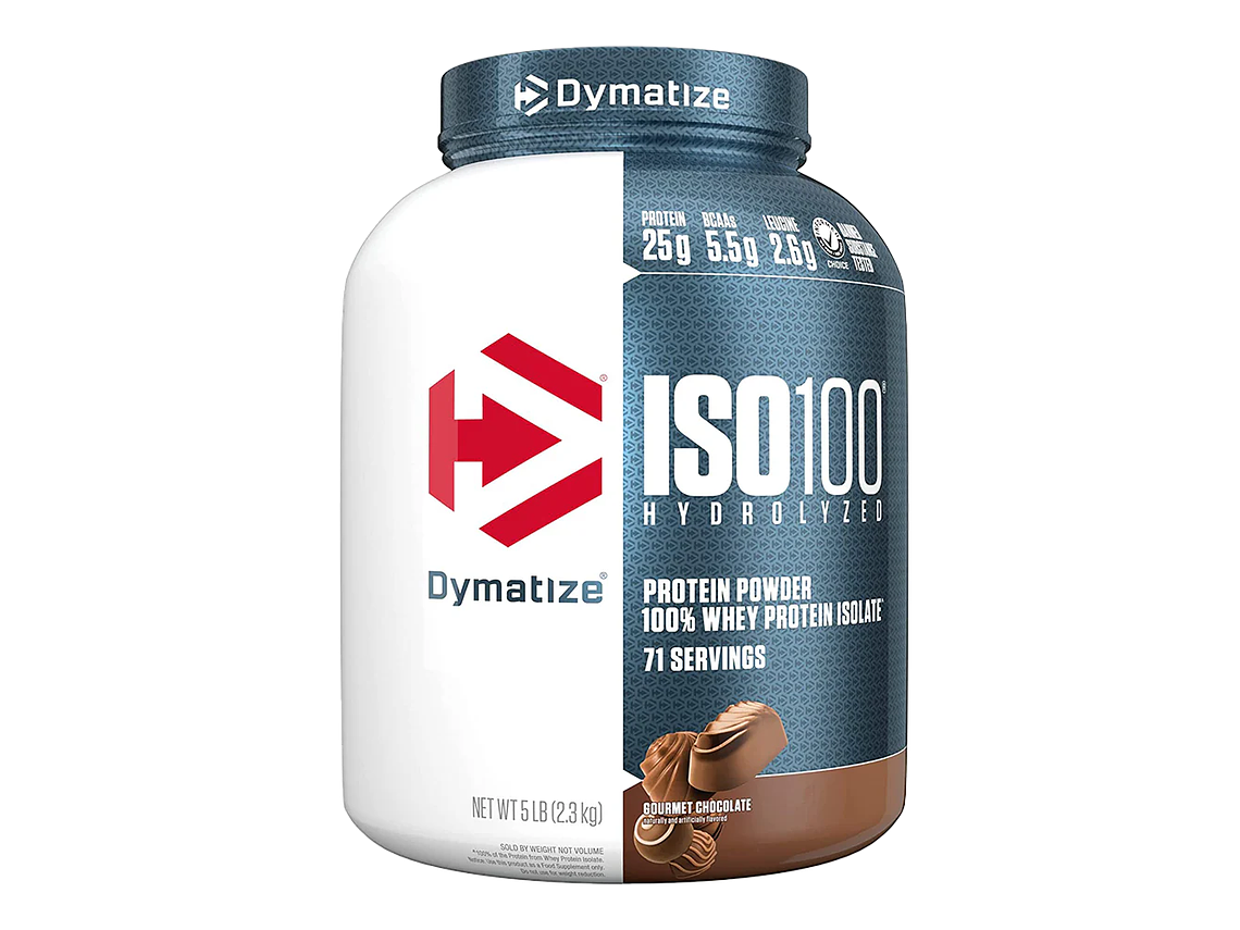 ISO100 PROTEINA HIDROLIZADA DYMATIZE 5 LBS + SHAKER 7