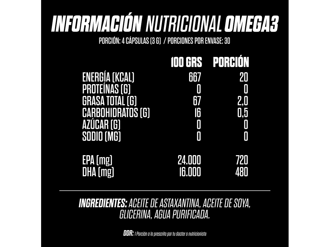 Omega 3 Vegano 120 Cápsulas Algas EPA DHA Sin Sabor Gohard 2