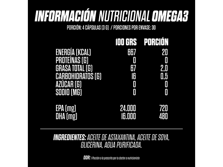 Omega 3 Vegano 120 Cápsulas Algas EPA DHA Sin Sabor Gohard 2