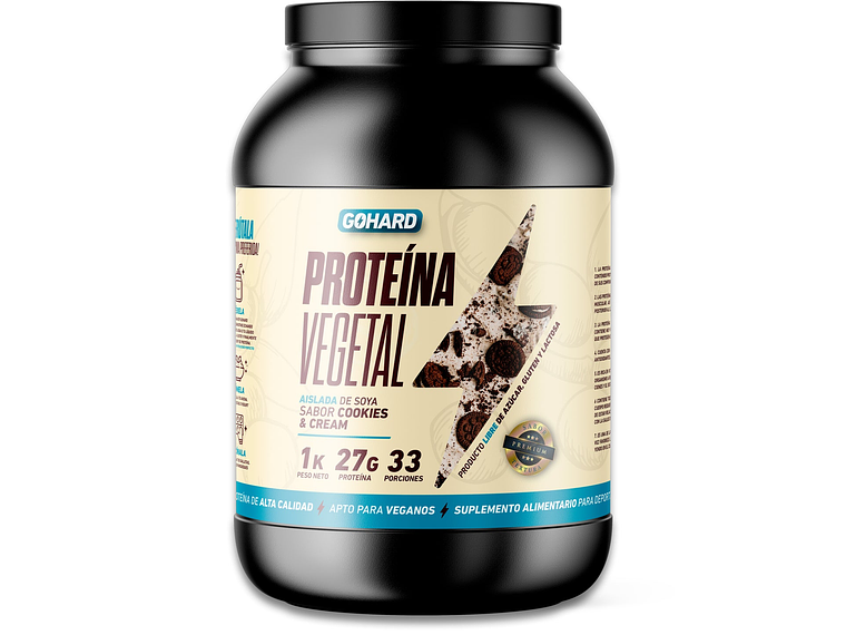 Proteína Vegana - Vegetal AISLADA DE SOYA - GOHARD 1