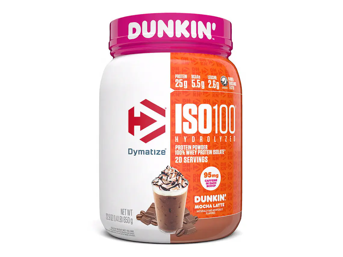 Dymatize ISO100 Hydrolyzed Dunkin Proteina Hidrolizada 20 Servicios 1