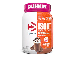 Dymatize ISO100 Hydrolyzed Dunkin Proteina Hidrolizada 20 Servicios