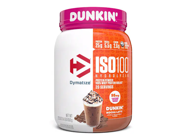 Dymatize ISO100 Hydrolyzed Dunkin Proteina Hidrolizada 20 Servicios 1