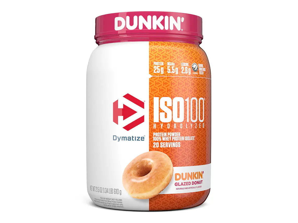 Dymatize ISO100 Hydrolyzed Dunkin Proteina Hidrolizada 20 Servicios 3
