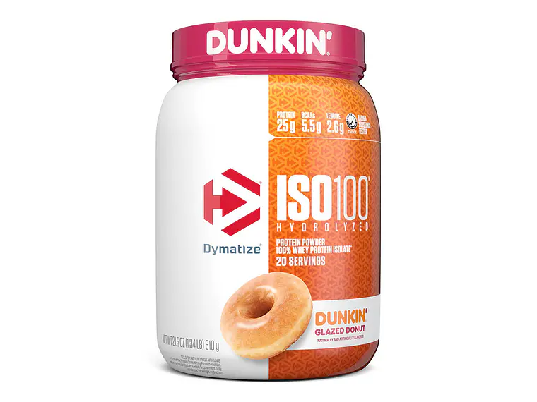 Dymatize ISO100 Hydrolyzed Dunkin Proteina Hidrolizada 20 Servicios 3