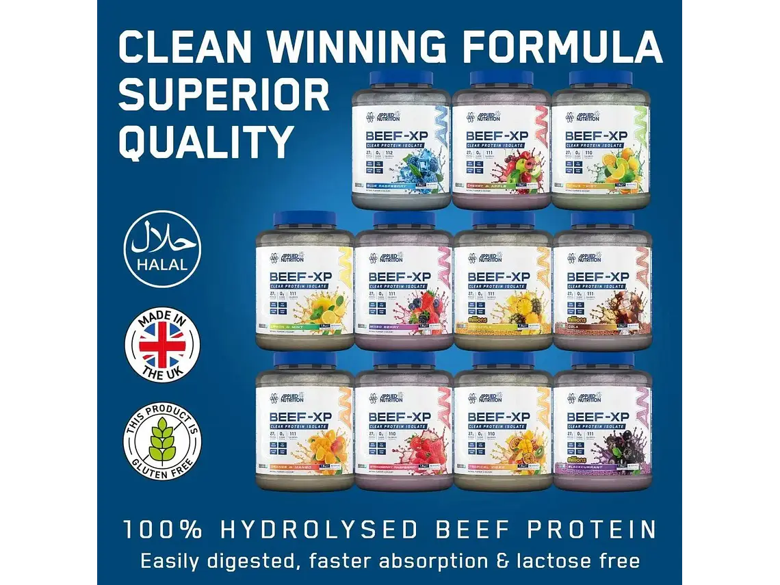 Applied Nutrition Beef-XP Clear Protein Isolate 4 lb 3