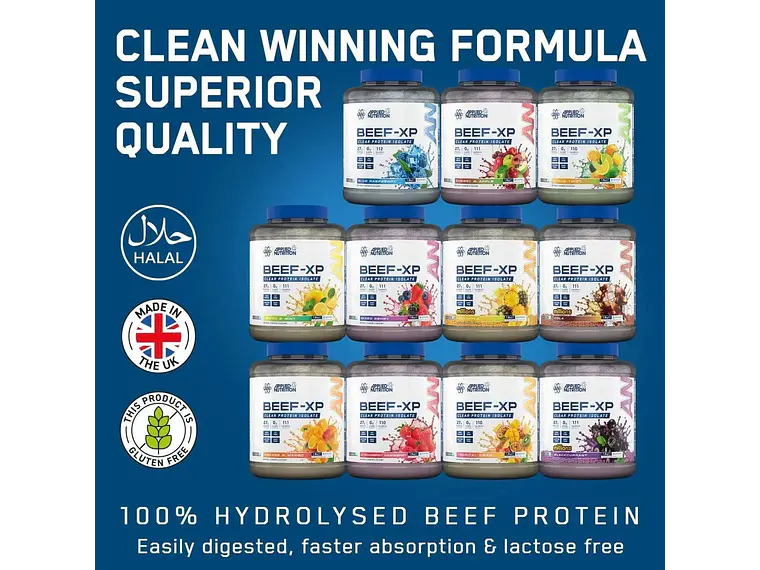 Applied Nutrition Beef-XP Clear Protein Isolate 4 lb 3