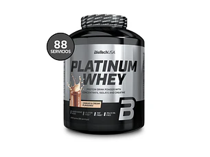BioTechUSA Platinum Whey Proteína Aislada 2.27 kg | 88 Servicios · Premium