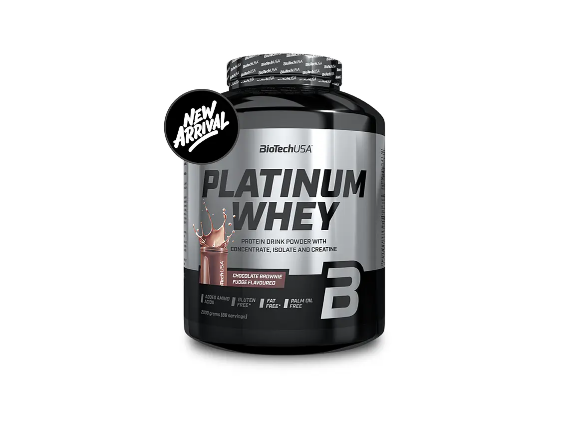BioTechUSA Platinum Whey Proteína Aislada 2.27 kg | 88 Servicios · Premium 2