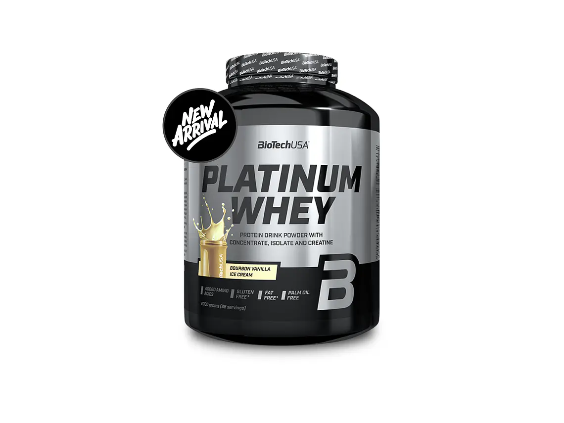 BioTechUSA Platinum Whey Proteína Aislada 2.27 kg | 88 Servicios · Premium 3