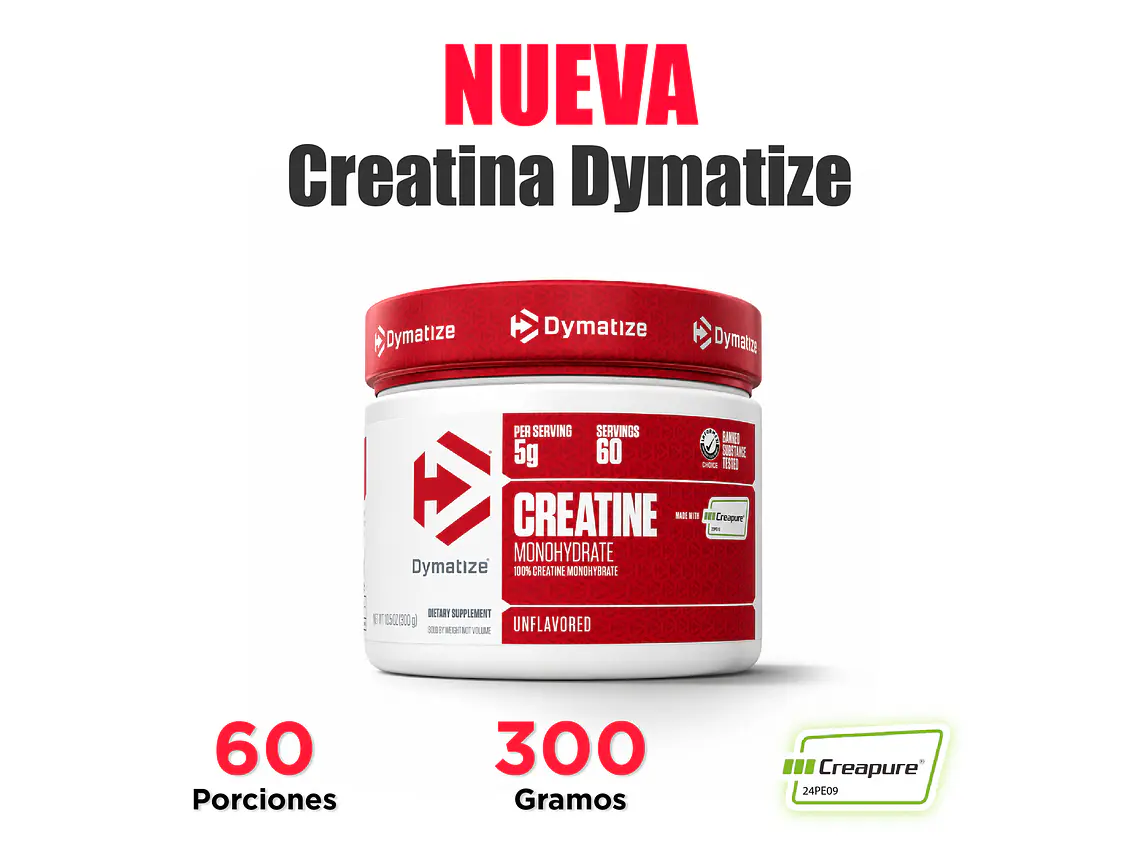 CREATINA CREAPURE 300grs DYMATIZE 2