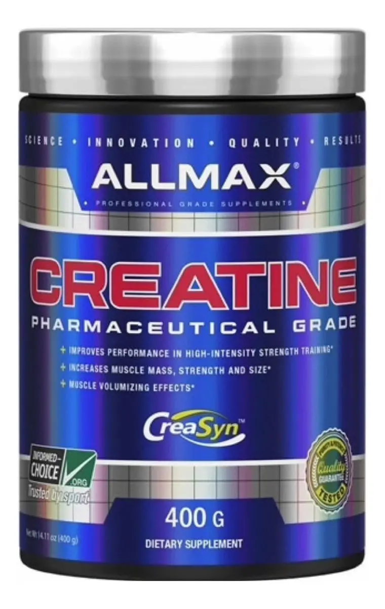 Creatina Monohidratada Allmax 400g 80 Servicios
