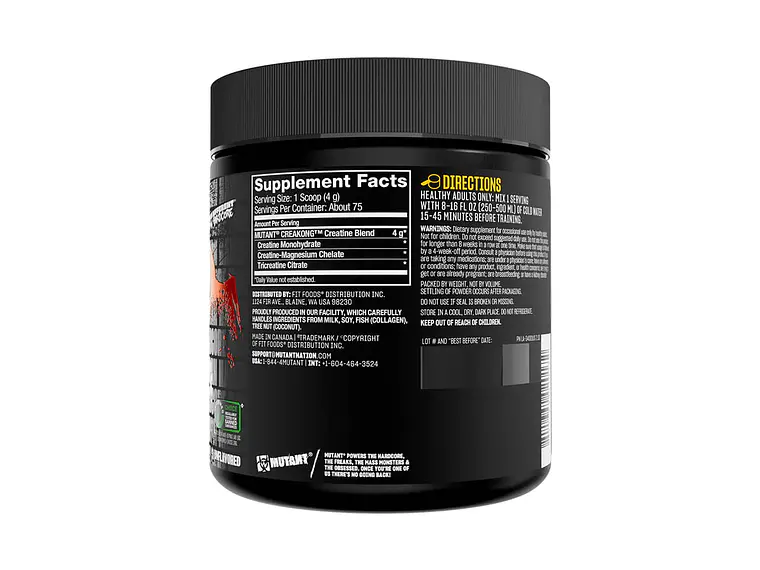 Creatina Mutant Creakong 75 Servicios 2