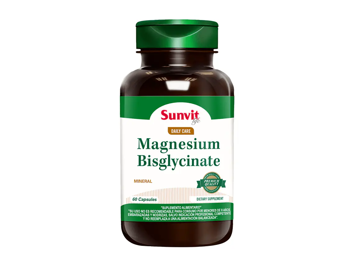 magnesio bisglicinato 60 caps - Sunvit Life 1
