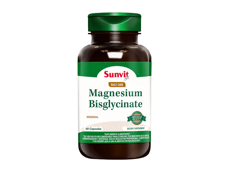 magnesio bisglicinato 60 caps - Sunvit Life 1