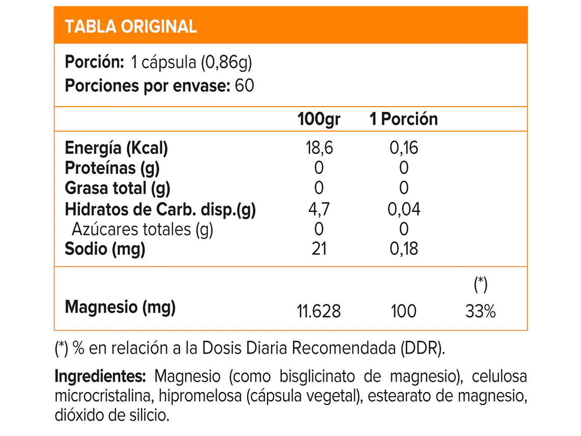magnesio bisglicinato 60 caps - Sunvit Life 2