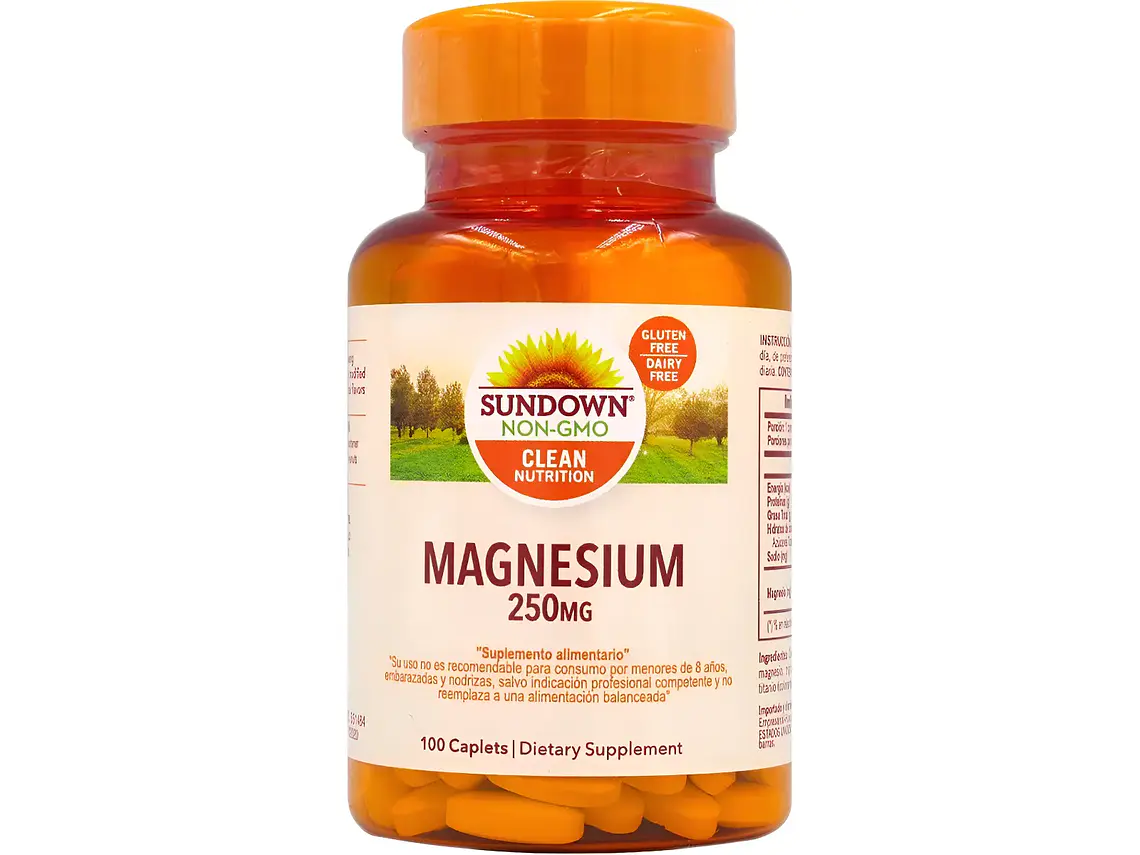 Magnesio 250mg 100 caps - Sundown Naturals 1