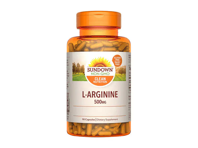 L-Arginine 500 mg, Arginina 90 caps - Sundown Naturals  1
