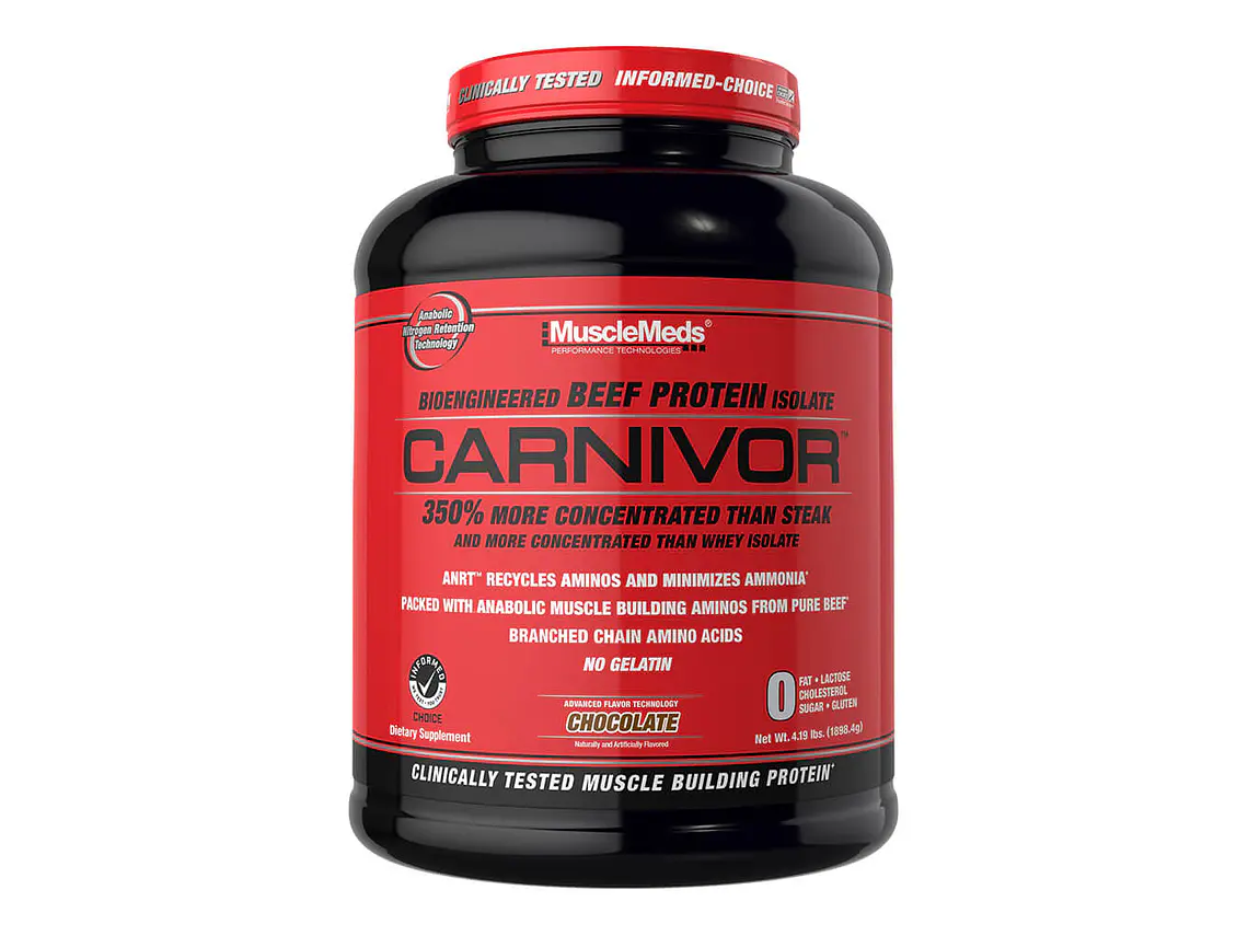 CARNIVOR 4.1lbs MUSCLEMEDS - PROTEINA DE CARNE - 56 SERVICIOS 1