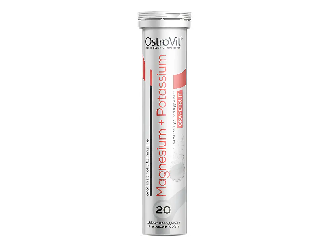 Magnesio y Potasio en Tabletas Efervescentes Ostrovit  2