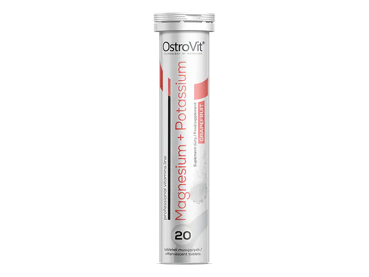 Magnesio y Potasio en Tabletas Efervescentes Ostrovit  2