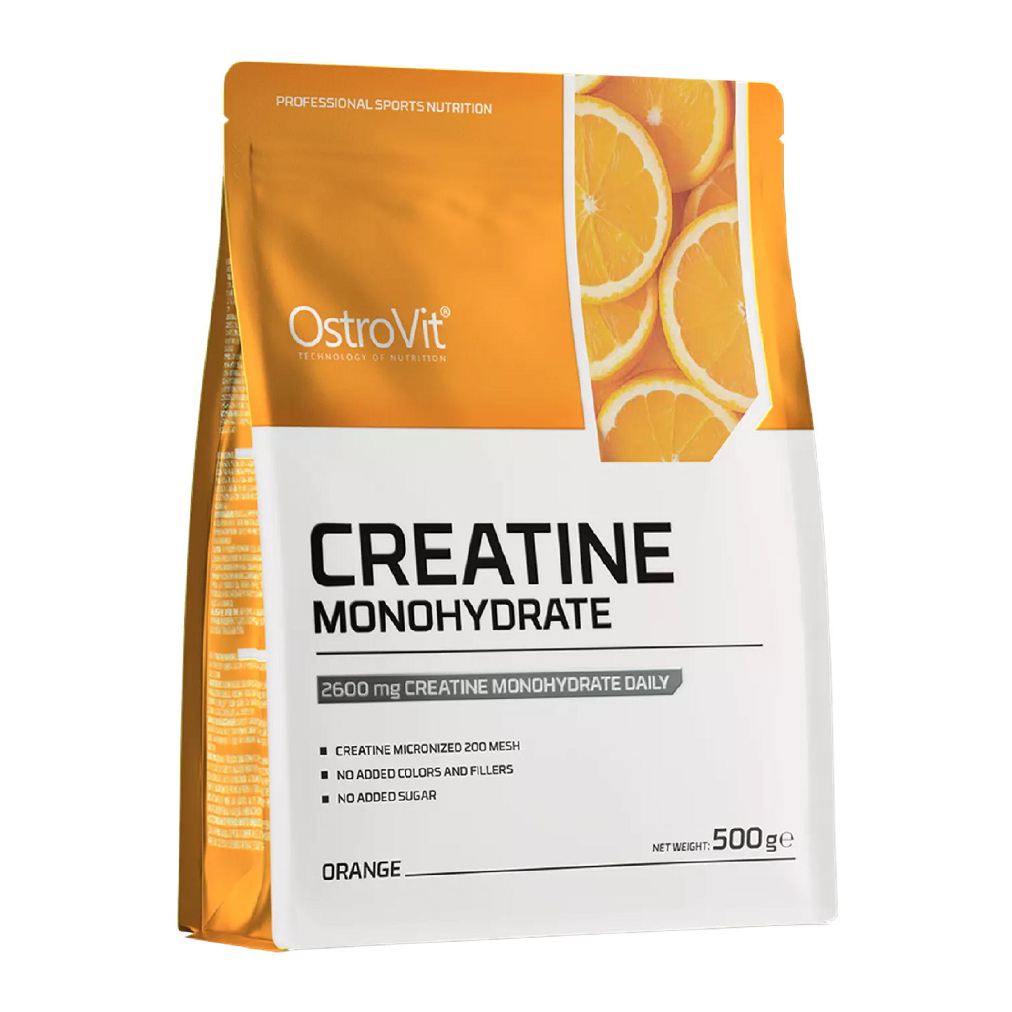CREATINA (500 GR) MONOHIDRATO BOLSA OSTROVIT - 500 / Sin sabor