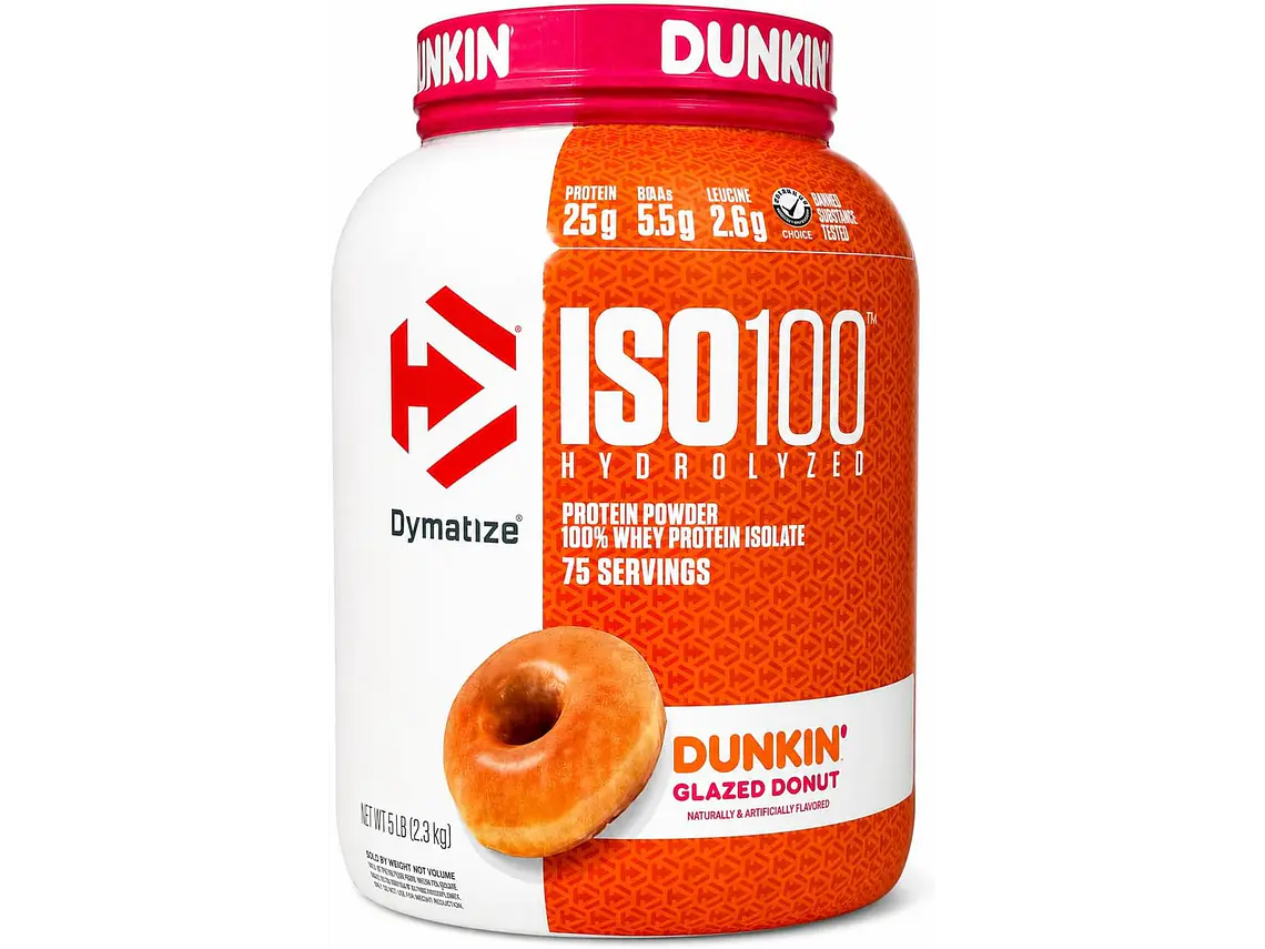 ISO100 PROTEINA HIDROLIZADA DYMATIZE 5 LBS + SHAKER 9