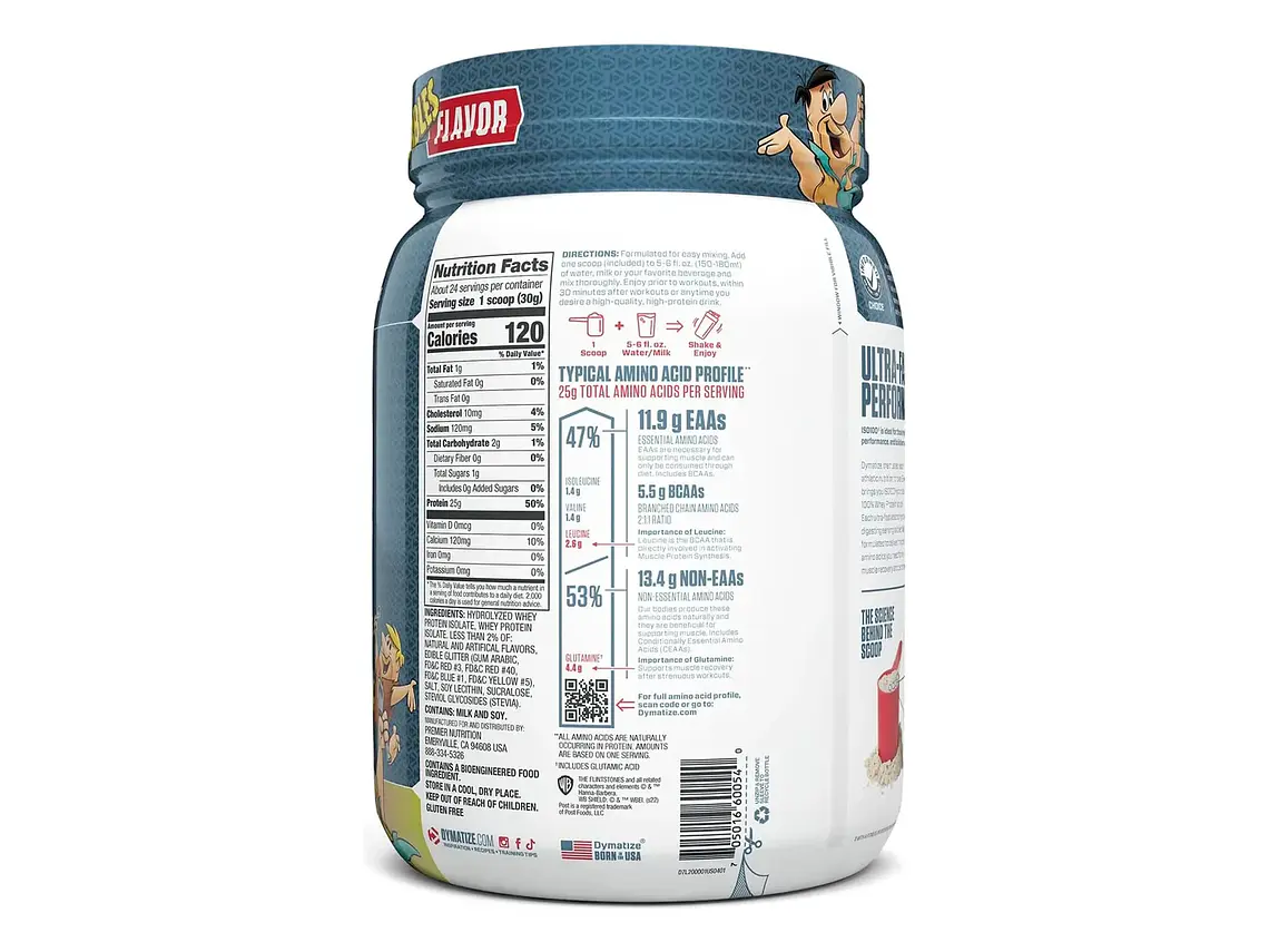 ISO100 Hydrolyzed Proteina Hidrolizada 24 Servicios 1.6 lbs Dymatize  2