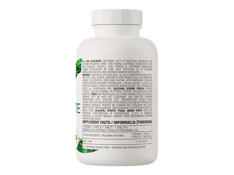 Zinc Picolinate 150 Tabletas - Ostrovit 2