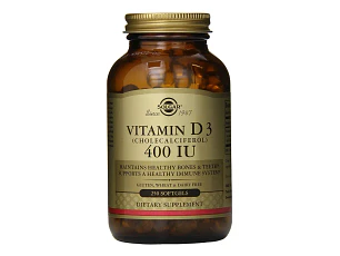 Vitamin D3 400 Iu - 250 Softgel - SOLGAR