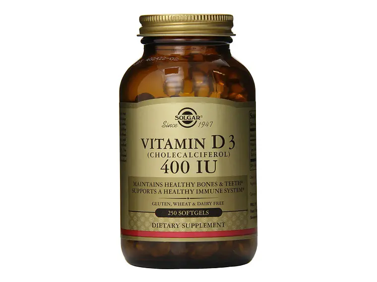 Vitamin D3 400 Iu - 250 Softgel - SOLGAR 1
