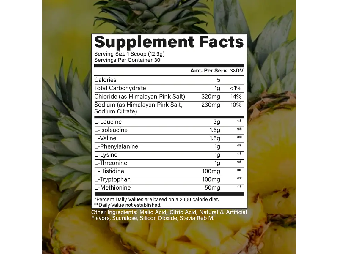 EAA PLUS AMINOACIDOS ESENCIALES RAW NUTRITION 30 SERVICIOS 5