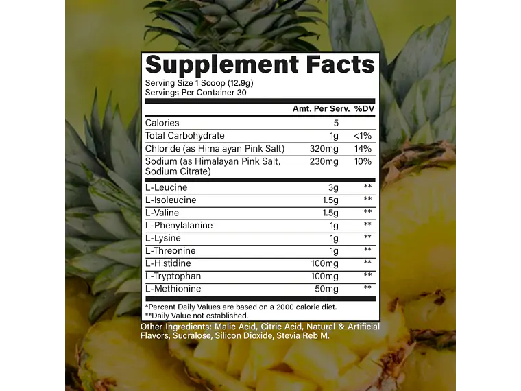 EAA PLUS AMINOACIDOS ESENCIALES RAW NUTRITION 30 SERVICIOS 5