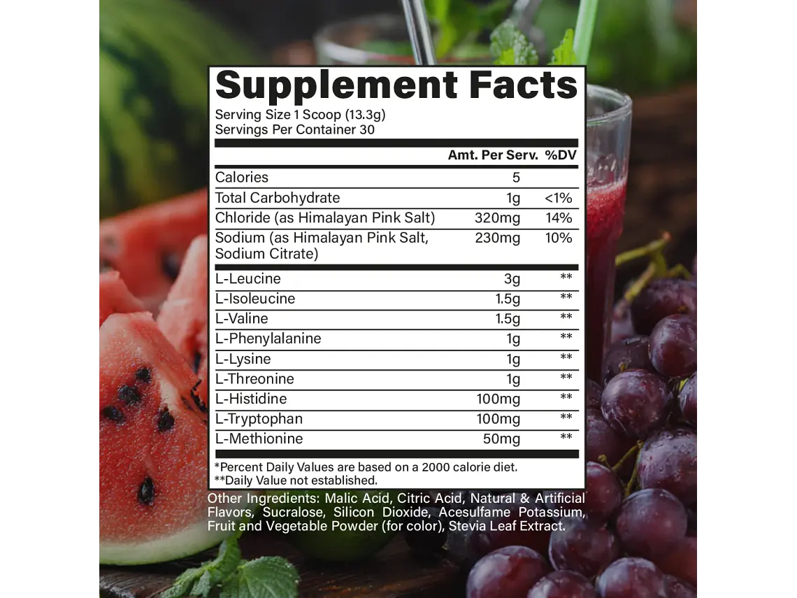 EAA PLUS AMINOACIDOS ESENCIALES RAW NUTRITION 30 SERVICIOS 6