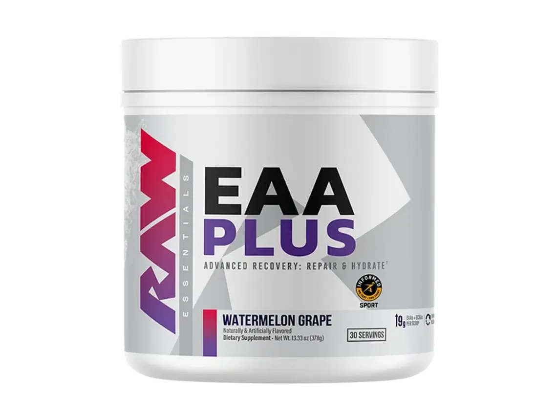 EAA PLUS AMINOACIDOS ESENCIALES RAW NUTRITION 30 SERVICIOS 1