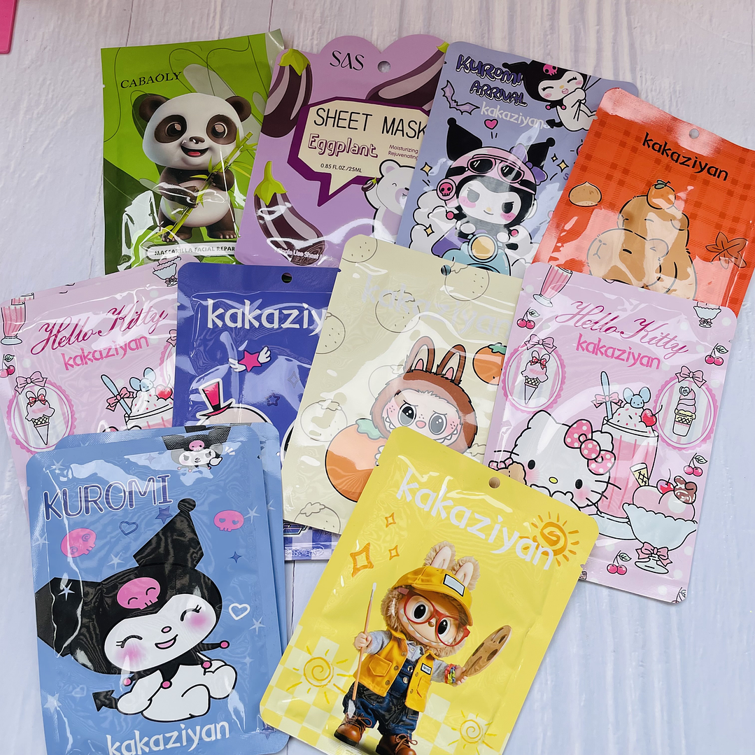 Mascarillas faciales por unidad  1